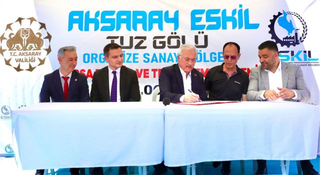 Arsa Tahsis Protokolü İmza Töreni